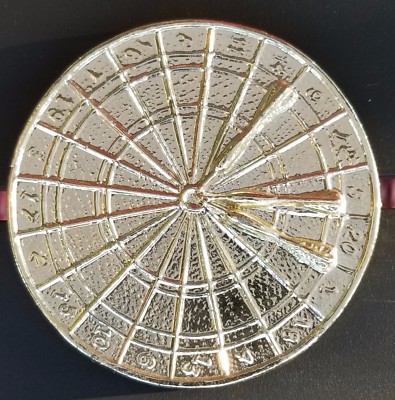Gold Metal Vintage Roulette Table Wheel Trophy Topper Award !!