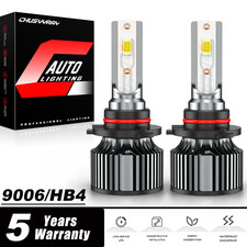 Pair 2-sides 9006 Hb4 100w 10000lm Led Headlights Kit Hilow Power Bulbs 6000k