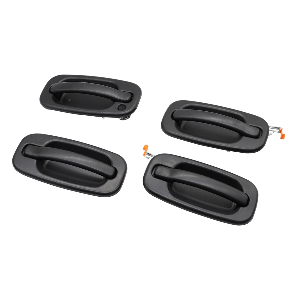 Door Handles Set Front + Rear For 2000-06 Chevrolet Silverado / GMC Sierra - Image 2 of 4