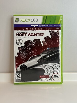 Need For Speed Most Wanted Limited Edition (Xbox 360, CIB) - Tested & Works