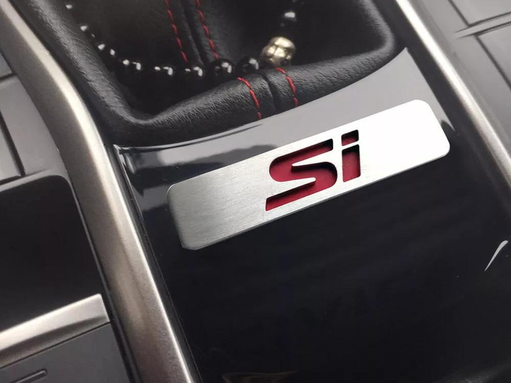 STEEL BADGE for 2017 2021 Honda CIVIC Si X 10 10th Gen FC3 FC1 Accessories