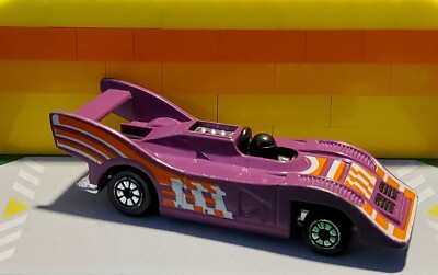 Vintage 1981 Kenner Prod Purple Cam Rammer Diecast Car Hong Kong Kansas plate 