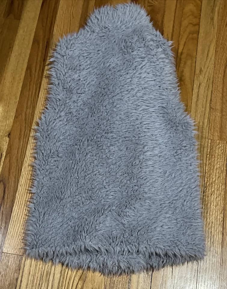 Chaleco Peludo Vegano Johnny Was Pete & Greta Azul Gris, Talla Pequeña Foto 4 de 4