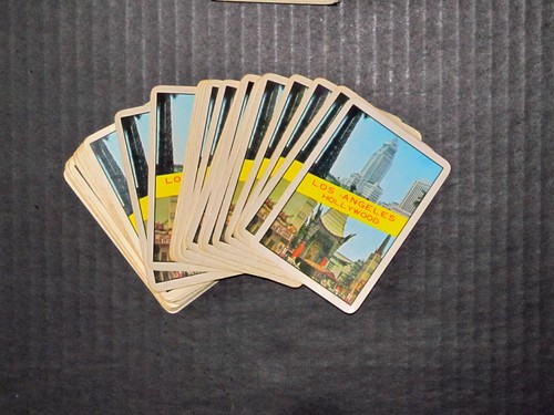 Vintage Souvenir Playing Cards Hollywood Los Angeles With Box - Picture 4 of 4