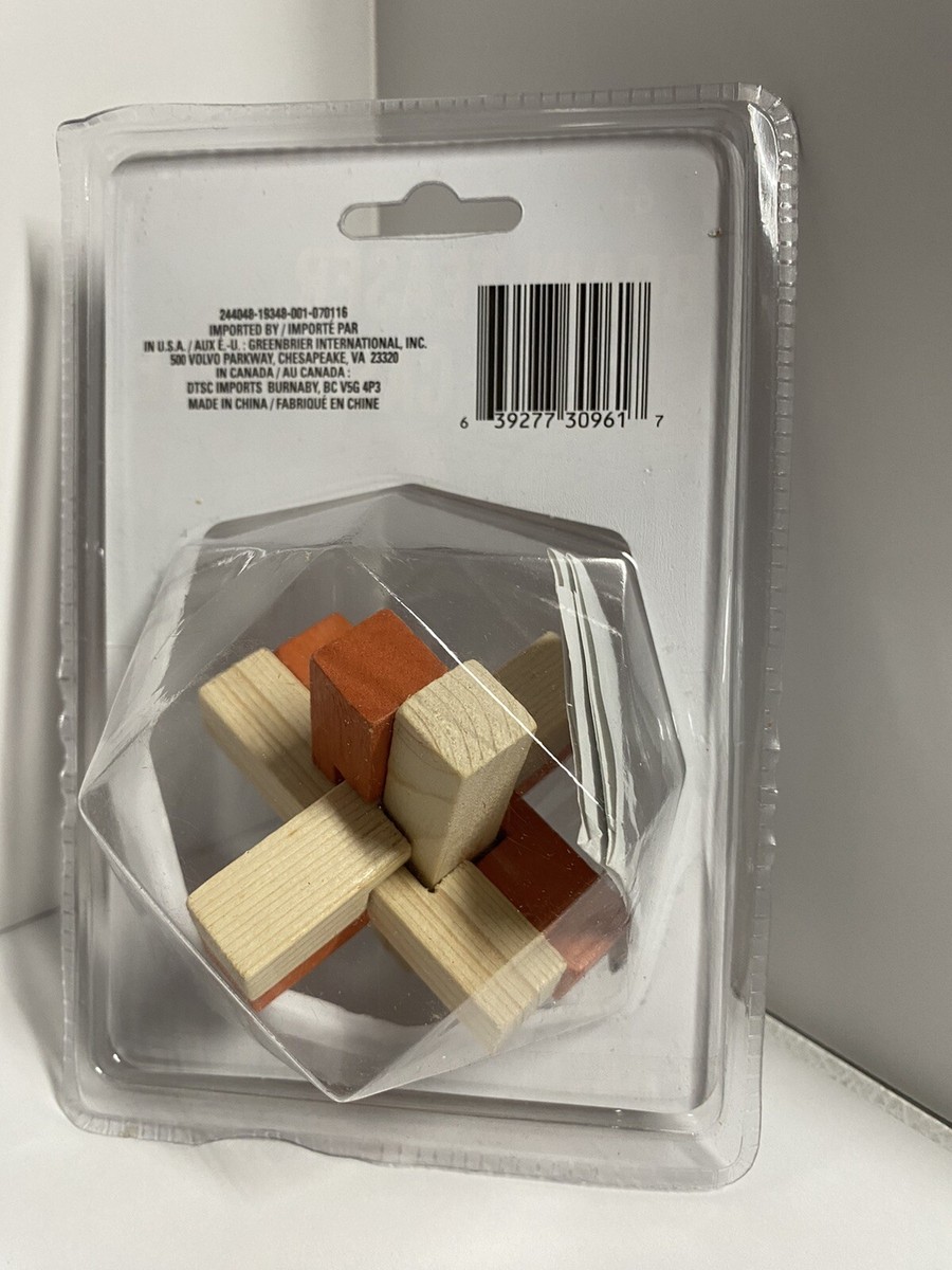 Chonor 3D Puzzle Del Metallo Rompicapo Del Cervello In Legno Set Di 6 - Foto 10