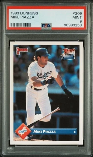 MIKE PIAZZA 1993 DONRUSS #209 PSA 9 MINT