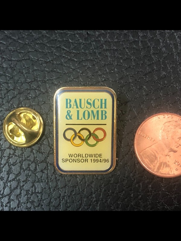 Olympics BAUSCH & LOMB Worldwide Sponsor 1994/96 Lapel Pin