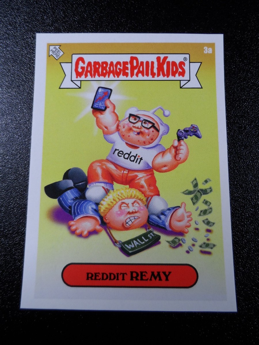 Reddit Remy Gamestonk Spoof Card Garbage Pail Kids
