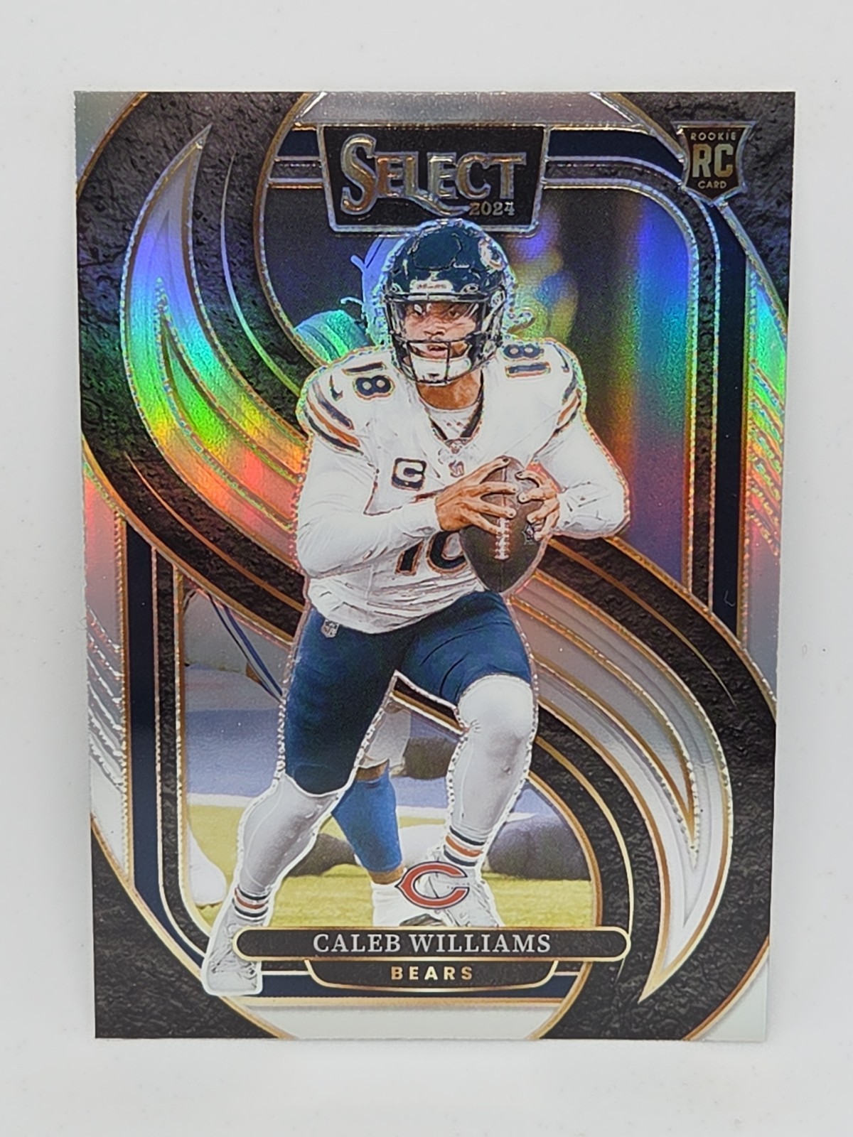 2024 Panini Select - Premier Level Caleb Williams #114 Silver Prizm (RC)