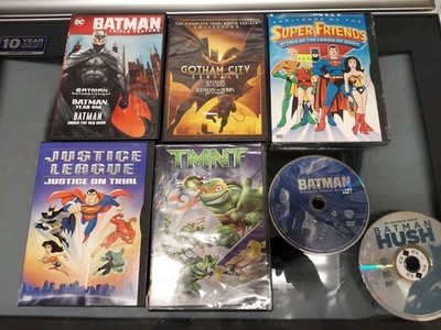 DCU Batman Triple Feature (DVD) + Gotham City Sequals,Super friends Justice on t