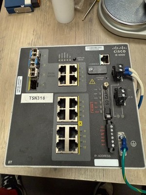 Cisco IE-4000-8T4G-E 12 Ports Network Switch