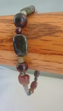 ✨Bracelet One-of-a-Kind Handmade - Crystals - 7 3/4" Jade, Jasper, Tiger Eye