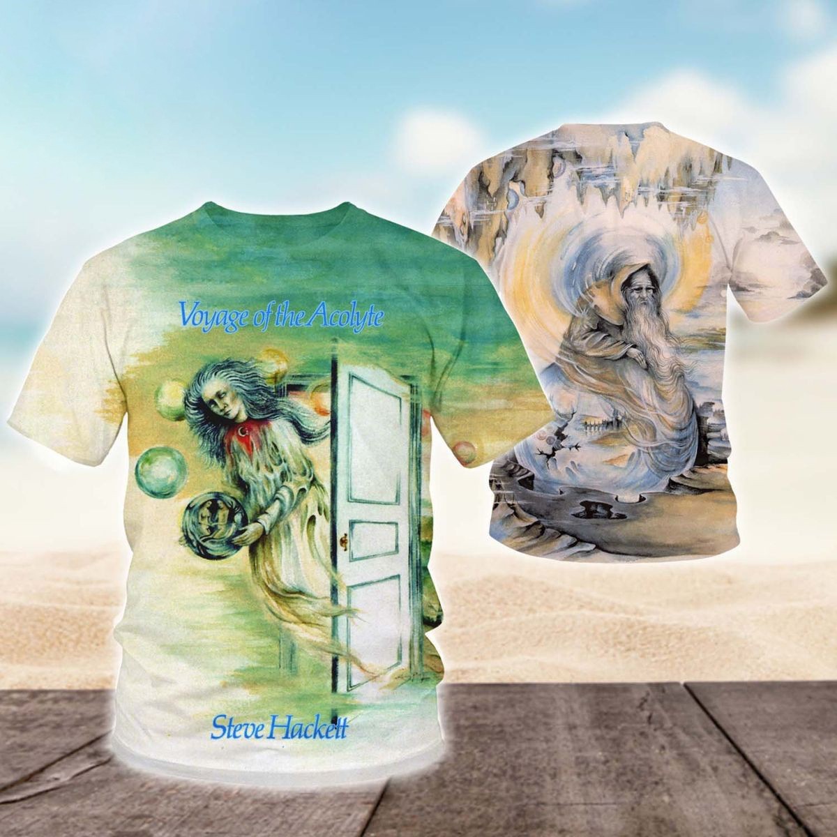 Steve Hackett Voyage Of The Acolyte Album 3D T-shirt All Size S to