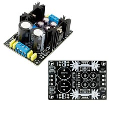 LM317/LM337 Adjustable Regulated Power Supply Board AC-DC 0-28V Kit Components N