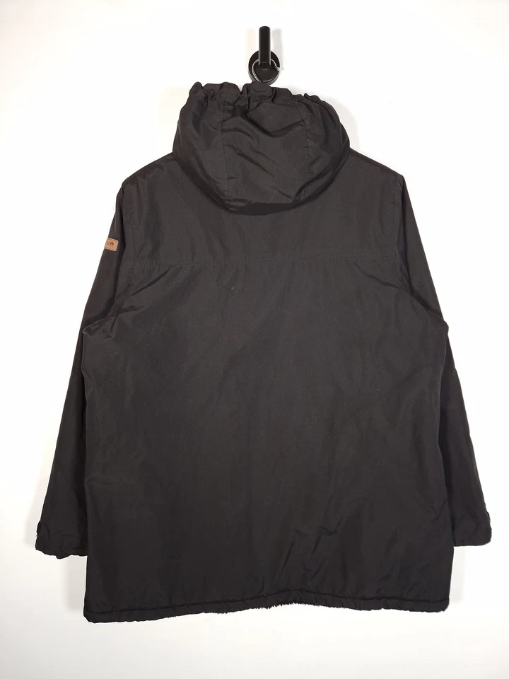 Chaqueta de Lluvia Regatta Hydrafort Talla UK 20 Para Mujer Abrigo con Capucha Forrado de Vellón Negro Foto 2 de 4