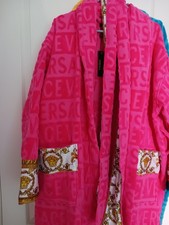 VERSACE HOME BAROQUE BATHROBE PINK XL AND UP