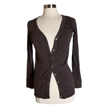 Michael Stars Vintage Y2K  Brown Button Up Cardigan Women’s One Size