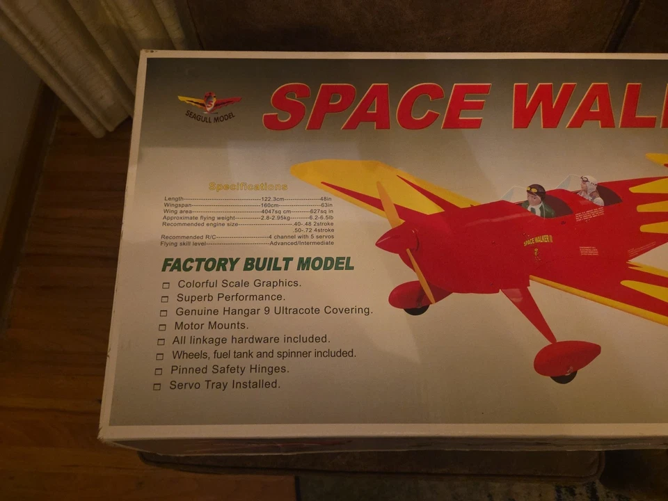 Seagull Space Walker II ARTF NUEVO EN CAJA Foto 2 de 4