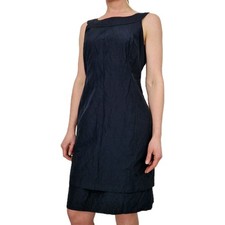 Comma Etuikleid Gr 38 M Bleistiftkleid Kleid Schwarz Neu Ärmellos Kurz