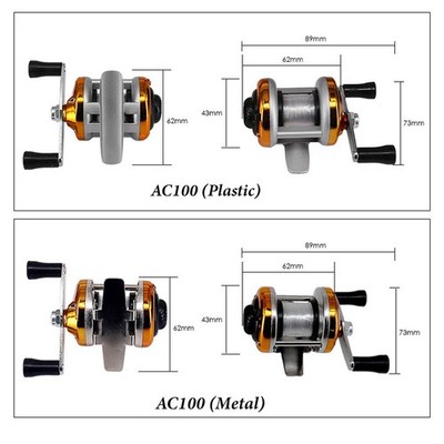 baitcasting crappie reels GOLD CL25 Sunfish Baitcast Fishing Reel Ice Walleye Pike Crappie and a Rulon drag system with 15 lbs max drag to ensure youre always prepared for any battle on the water Reels To Pair With Your