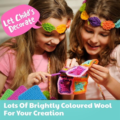 Fun and Educational Crochet Kit for Kids: Make Your Own Coaster, Handbag & More! - Picture 9 of 9