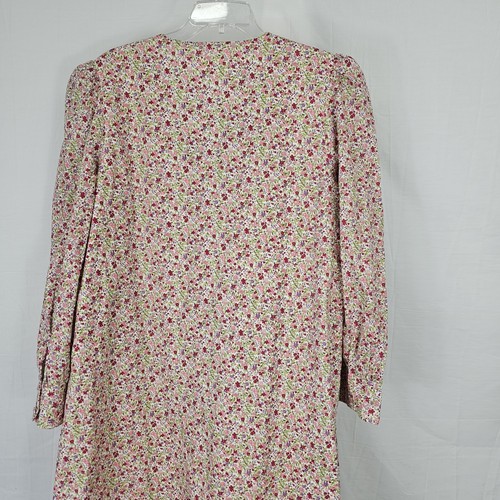 Maxi Vestido Hyacinth House Nellie XL Floral Rosa Manga Larga Abotonada ¡SIN CINTURÓN! - Imagen 5 de 11