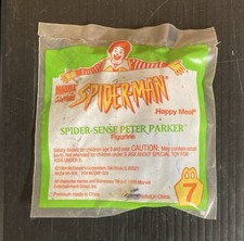 1994 McDonald s Spider-Man Peter Parker Spidey-Sense Happy Meal Figure