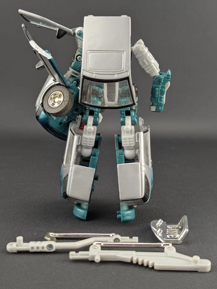 Transformers Car Robots Wildride complete Takara C-002 RID 2001 X-Brawn - Image 3 of 4