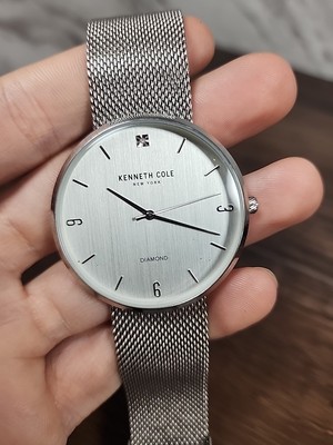Kenneth Cole New York Diamond KC50638001 Silver Dial Men's Fashion