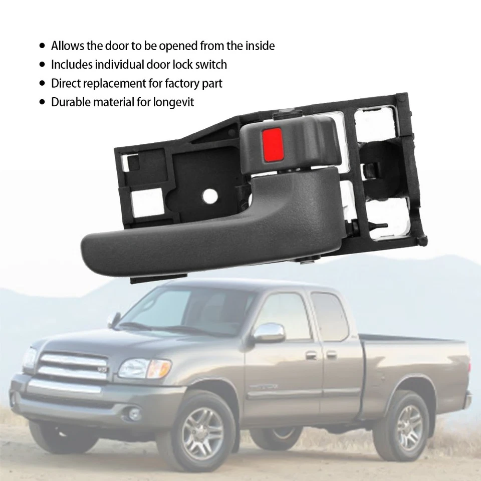 Manija de puerta interior delantera derecha lado del pasajero para Toyota Tundra 2000-2006 Foto 2 de 4