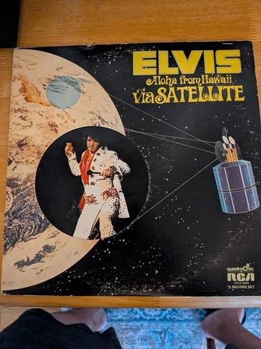 Elvis Aloha From Hawaii Via Satellite Gatefold - Quadraphonic 1973 Double LP