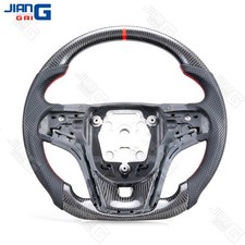 Real Carbon Fiber Sport Flat Steering Wheel For Chevrolet Camaro 2012-2015