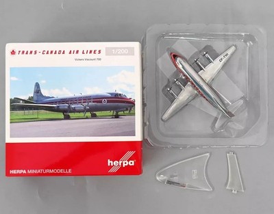 Herpa Wings 1/200 Viscount 700 TransCanada Airlines CF-THI Modellflugzeug...