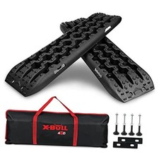 New Recovery Traction Tracks Sand Mud Snow Track Bag Hardware Tracks Black