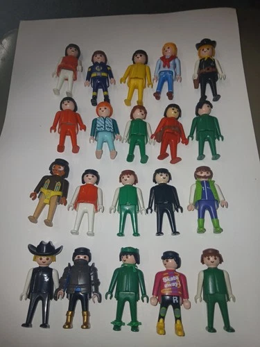 Playmobil Figures Mixed Lot of Characters. Men,  Women, Children Vintage