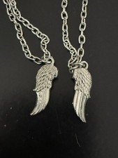 AMC The Walking Dead Magnetic Wings Friendship Necklaces 2 Piece Set