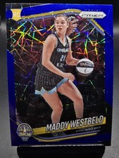 2025 Panini Prizm WNBA #138 Maddy Westbeld Blue Velocity Prizms Rookie RC 