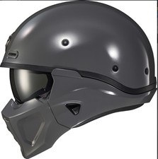 SCORPION EXO COVERT X OPEN-FACE HELMET CEMENT GREY