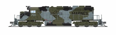 BROADWAY LIMITED N GAUGE EMD SD40-2 DC/DCC READY USMC FANTASY  PN 9495