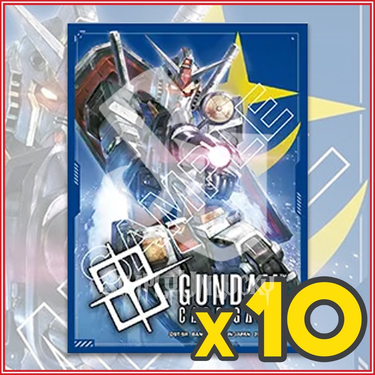 GUNDAM CARD GAME: Earth Federation Forces Gundam Official Card Sleeves 10 |  eBay