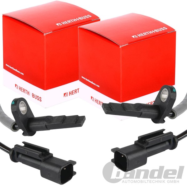 2X Herth+Buss ABS-SENSOR Raddrehzahl Vorne Links+Rechts Passend FüR Tesla Model-image
