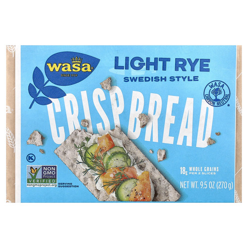 Crispbread, Light Rye, 9.5 oz (270 g)