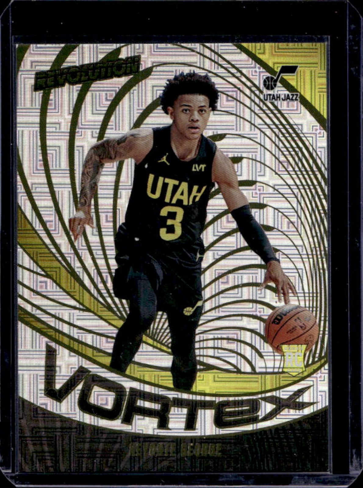 2023-24 Panini Revolution Keyonte George Vortex Levels Rookie RC #20 Jazz