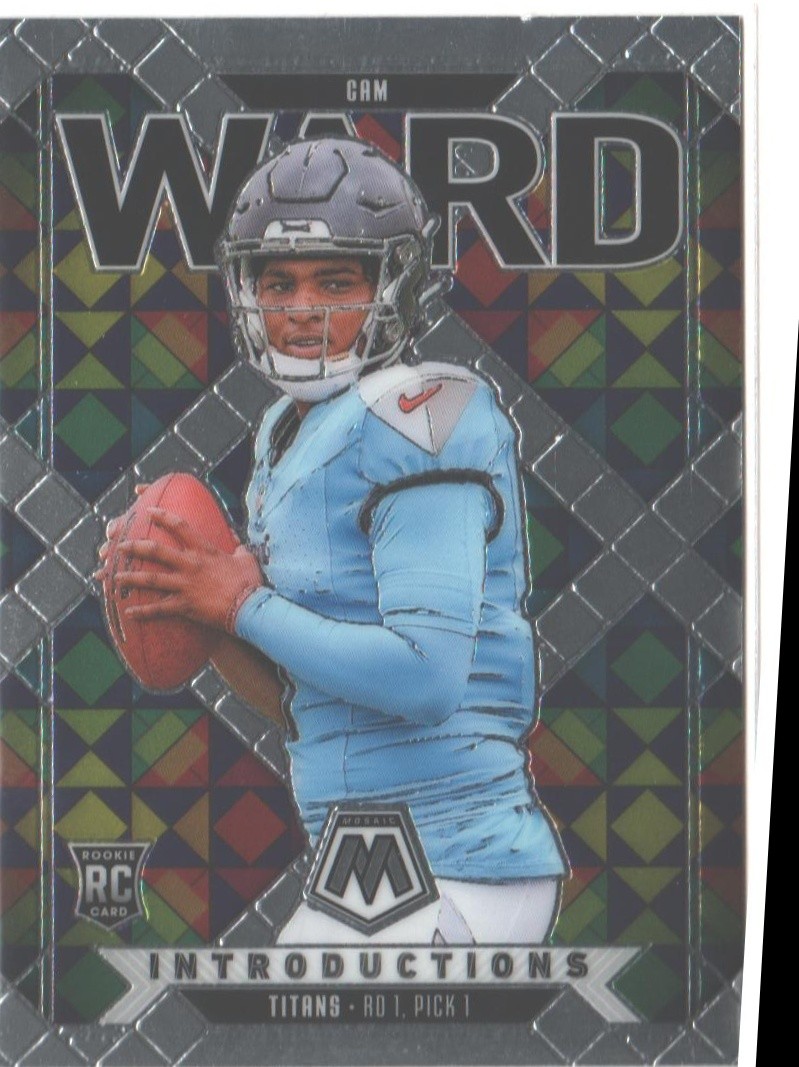 Cam Ward 2025 Panini Mosaic Introductions Mosaic #6