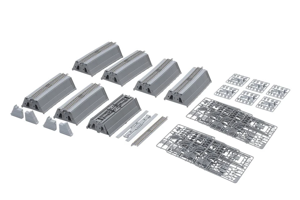 TOMIX N gauge Embankment Large Curve S-shaped Rail Set 91045 Model Train w/Power - Image 3 of 4