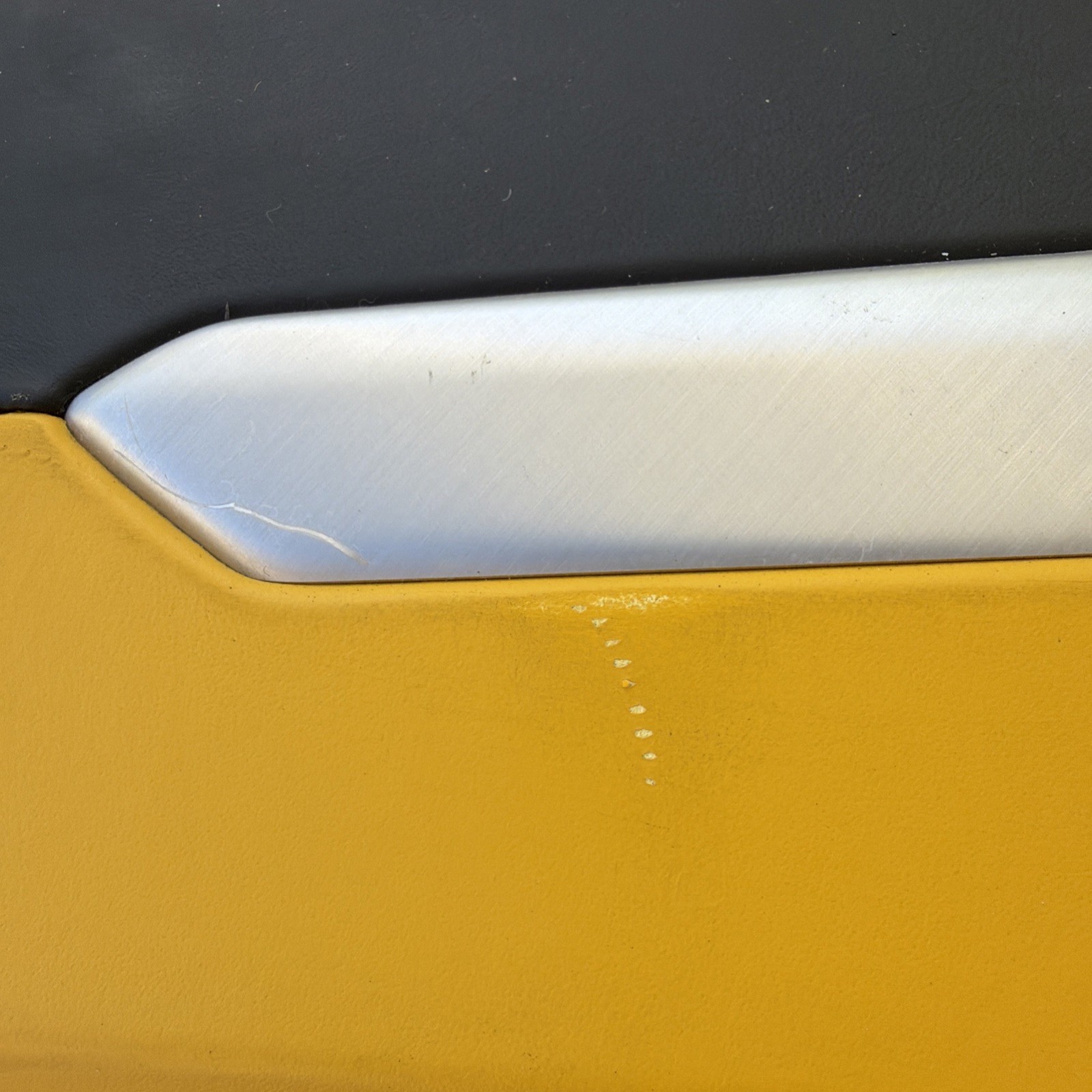 Lamborghini Urus Door Panel Left Rear 4ML867307 OEM Yellow Leather & Alcantara