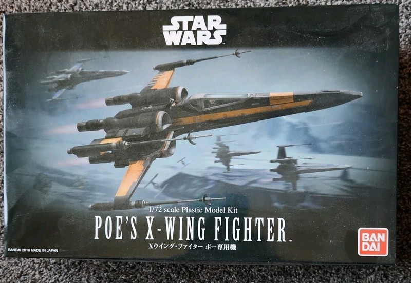 Bandai Star Wars Poe's X-Wing Fighter 1/72 MODEL KIT - NEW!!