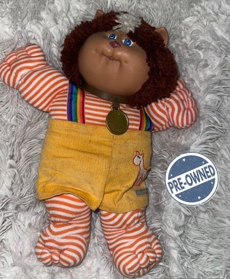 Cabbage Patch Kids Koosas Kitty Cat Lion 1985 Vintage Doll blue Eyes Yellow Pnts