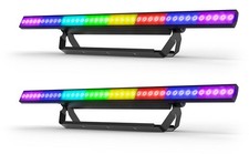  2 Chauvet DJ COLORSTRIP PIX ILS LED DMX Light Bar Strips w/ Eye-Candy FX