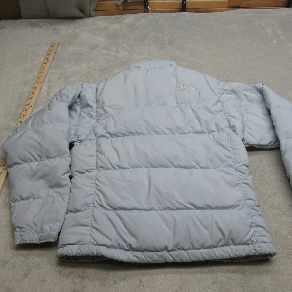 The North Face Down Jacket Womens XS Blue 700 Fill Insulated Full Zip Puffer - Image 2 of 4